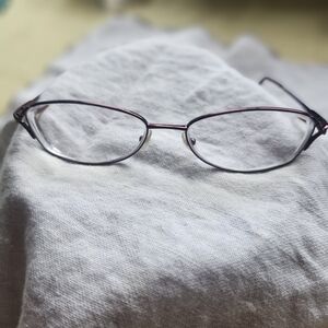 Chic Black and Silver Women's Glasses Frames Only